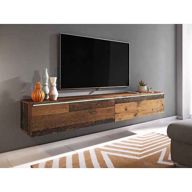 Kvalitní TV stolek Lancome, old style + LED