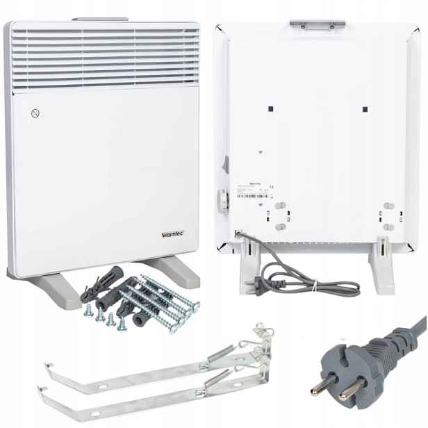 Konvektorový ohřívač Warmtec EWX-500W bílý nástěnné držáky