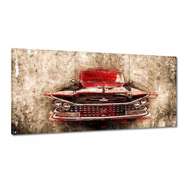Obrazy 180x90 Červený Buick