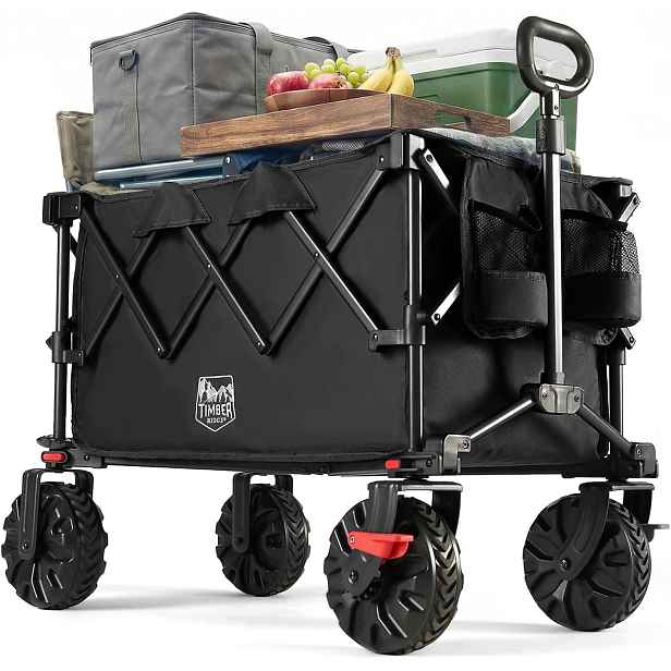 Timber Ridge Skládací vozík XXL 250 L – Nosnost 150 kg