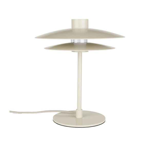 Béžová kovová stolní lampa (výška 32 cm) Wubbo – White Label