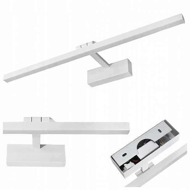 Koupelnové Nástěnné Svítidlo Nad Zrcadlo Bílé 60 CM Led 14 W Neutrální Barva IP44