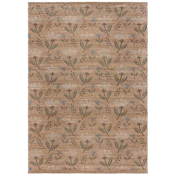 Kusový koberec Nadya Arriana Floral Natural, 200x290, hnědá, ložnice, Flair Rugs