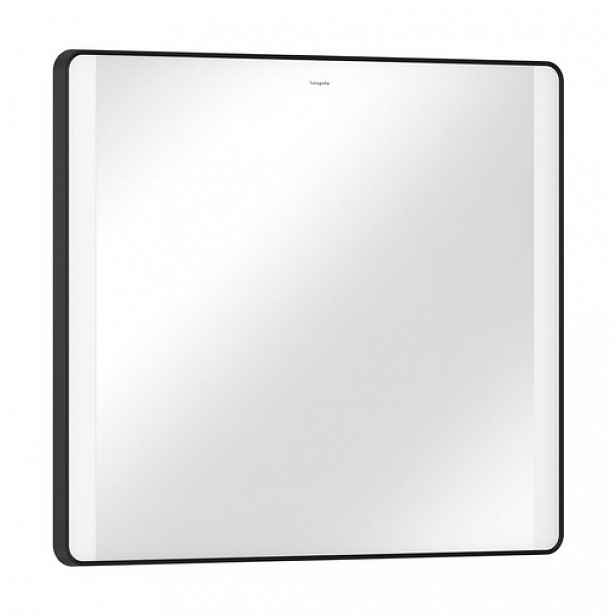 Led zrcadlo Hansgrohe Xarita Lite Q 80x70 cm černá matná 54963670