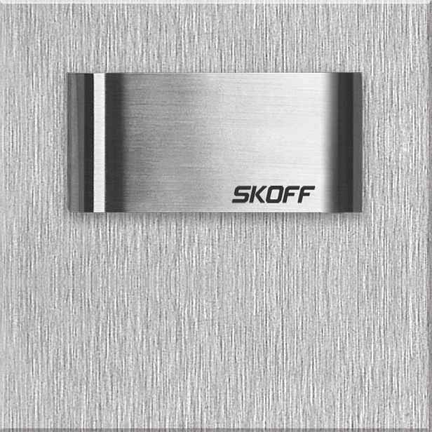 Svítidlo LED Skoff Rueda Mini Short 0,4 W 6 500 K nerezová