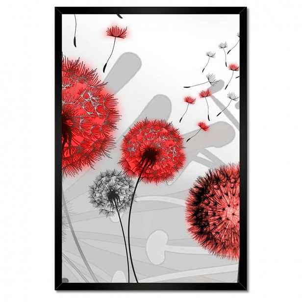 Plakáty v rámu 40x60 Červené pampelišky