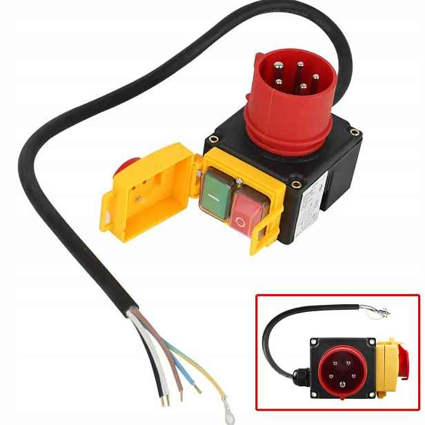 Třífázový spínačový spínač 380/400 V 0,8 m Propojovací kabel 5P