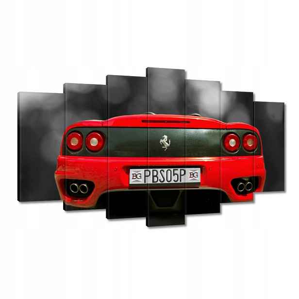 Obrazy 140x80 Červené Ferrari