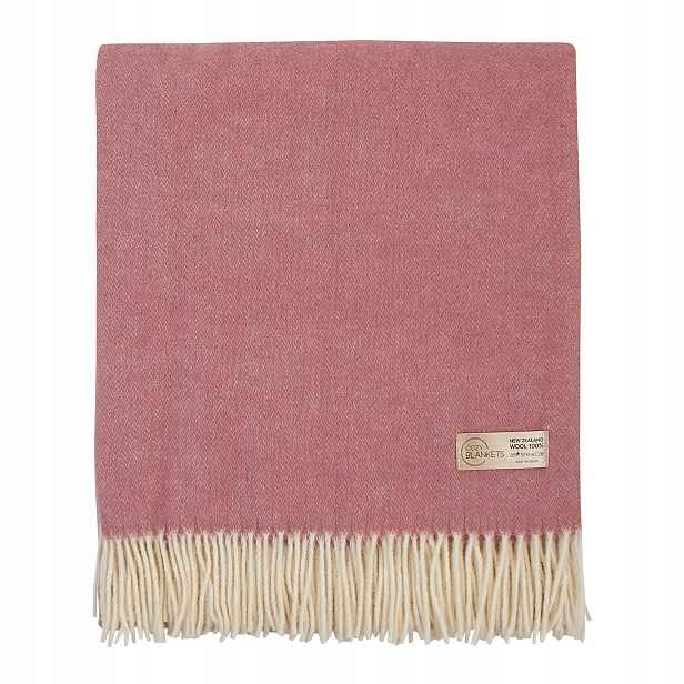 Vlněná Deka teplá měkká 100% vlna pléd deky 190x220 Cozy Blankets
