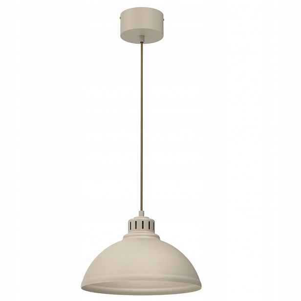 Béžová kovová závěsná lampa Sven 8890 Luminex