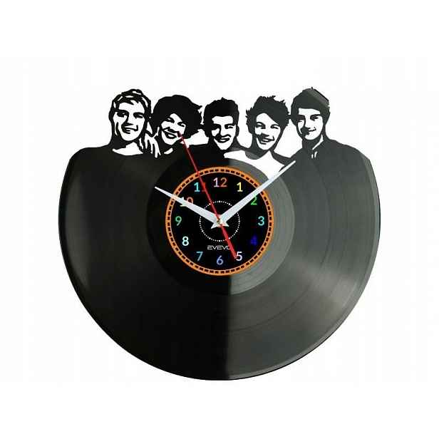 One Direction Nástěnné hodiny Vinylová deska Moderní dekorativní jako dárek