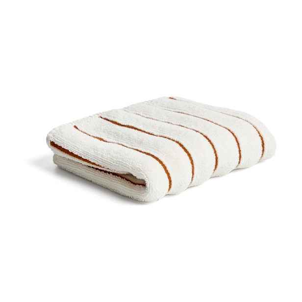 Oranžový/béžový froté bavlněný ručník 30x50 cm Dorane – Kave Home