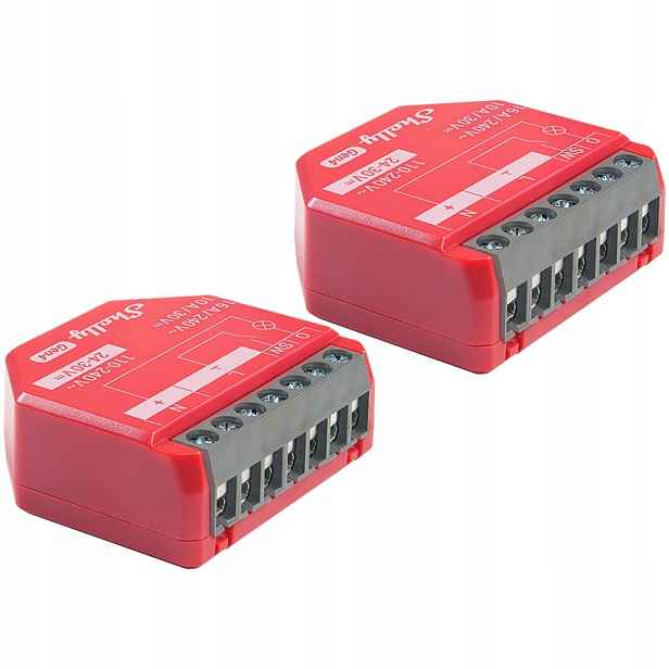 Shelly 1PM Gen4 2-pack 1-kanálový modul s měřením výkonu, dvojbalení