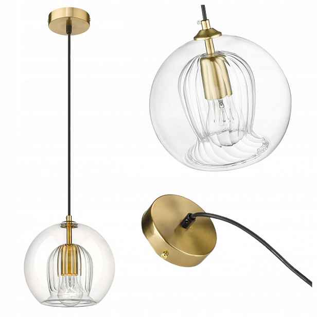 Závěsná Lampa Arette Light Prestige Elegantní Elegantní Zlatá 1XE27