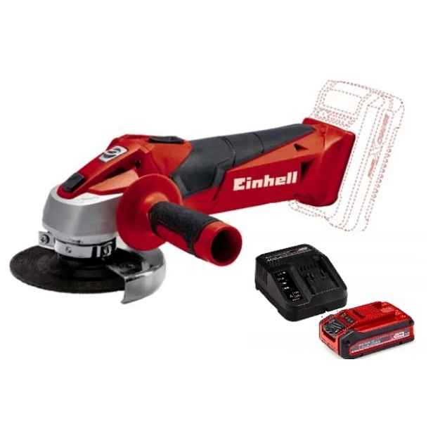 Einhell Úhlová Bruska Aku Tc-ag 18/115 sada 3,0AH Akumulátor