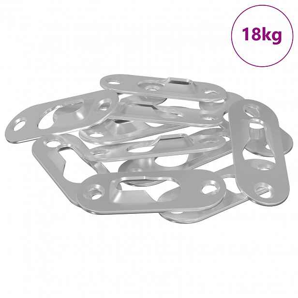 vidaXL Klíčový závěs 3673 ks Stříbrná 45 x 16 x 3.5 mm Železo
