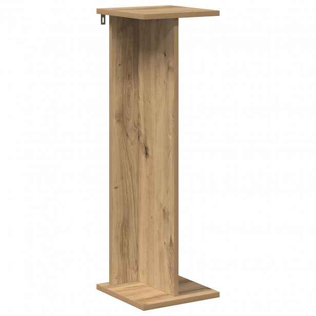 vidaXL Stojan na rostliny Dub artisan 25 x 25,5 x 80,5 cm