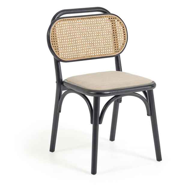 Černo-béžová jídelní židle Doriane – Kave Home