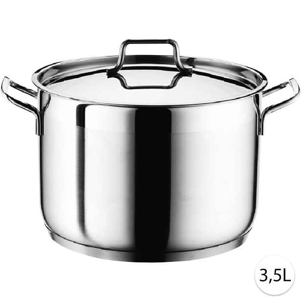 Hascevher Nerezový hrnec s poklicí 3,5L, 12823
