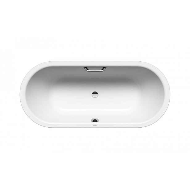 Kaldewei Ambiente - Vana Classic Duo Oval 112, 160x70 cm, s otvory pro madlo, bílá 291310110001