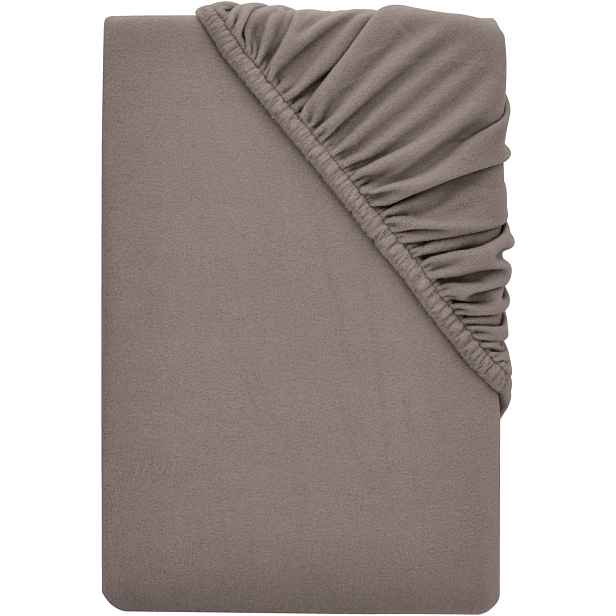 Livarno® Fleecové napínací prostěradlo, 90-100 x 200 cm (béžová)