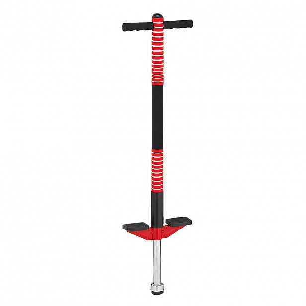 Relaxdays POGO-TYČ Červená nerezová ocel 15-35 kg