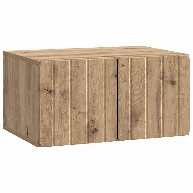 vidaXL Nástěnná TV skříň 59,5 x 41 x 30 cm Dub artisan