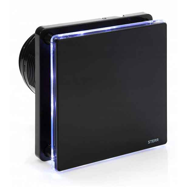BFS100LT-MB Ventilátor černý matný Led časovač