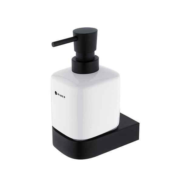 Nimco Nikau Černá dávkovač mýdla, pumpa mosaz patent design Nkc 30031K-T-90