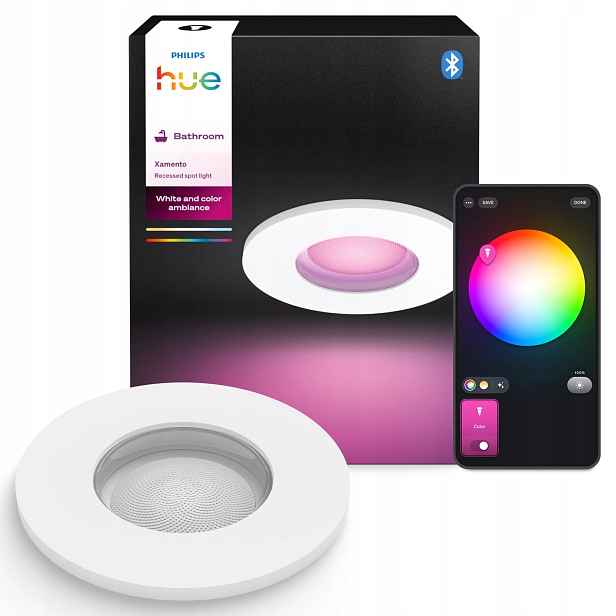 Led podomítkové svítidlo IP44 do koupelny 4.2W Rgb Smart Xamento Philips Hue