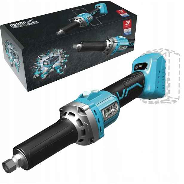 Bezkartáčová Přímá Bruska 18V Stopka 6 MM Dedra DED7165