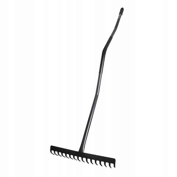 Hrábě Na Listí Pevné Ergonomické 16ZUBÉ Trávy Univerzální 150 cm