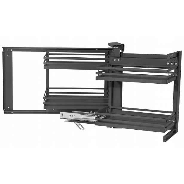 Koš Cargo Corner Magic MPTJ017GB Pravý Grafit Přítahová Brzda Plné Dno Amx