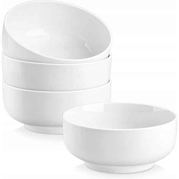 Porcelánové Misky Miska sada 4 kusů 700 ml snídaňové misky