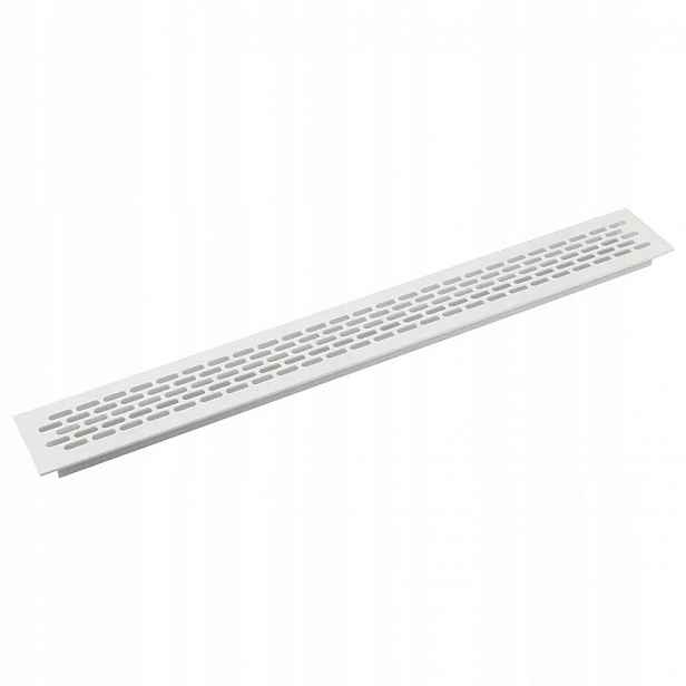Ventilační Mřížka Alu Bílá Nábytková, Pod Ledničku 60x484mm Amix Gtv x10ks