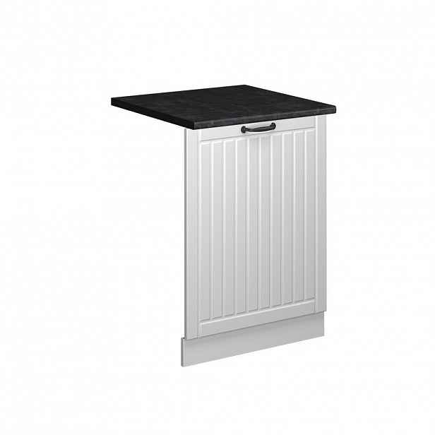 Vicco ČELNÍ PANEL MYČKY Fame-Line Bílý venkovský dům 60 cm , PD Antracit