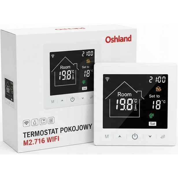 Digitální Pokojový Termostat Wifi 16A Wifi Tuya Smart Life Ntc 3 M