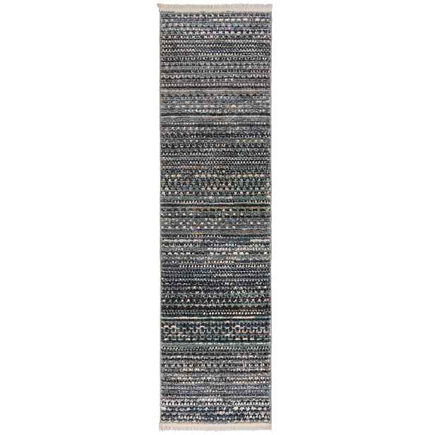 Běhoun Santiago Camino Blue, 66x300, modrá, ložnice, Flair Rugs