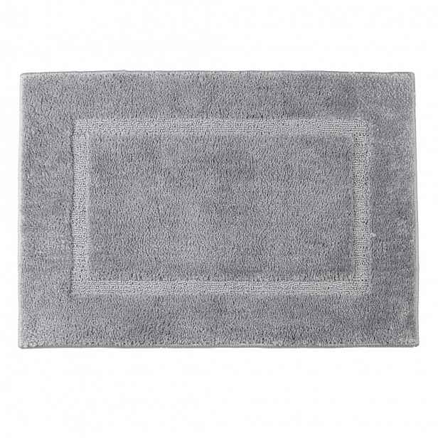 Koupelnová předložka šedá 65,5x45,5 cm, polyester, AWD INTERIOR 2148