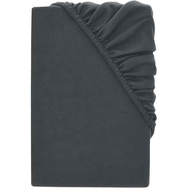 Livarno® Fleecové napínací prostěradlo, 140-160 x 200 cm (antracitová)