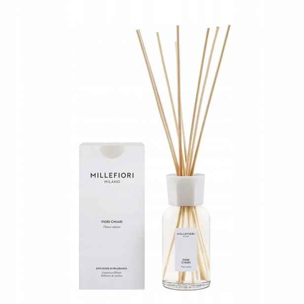 Millefiori Fiori Chiari 250 ml – difuzér s tyčinkami