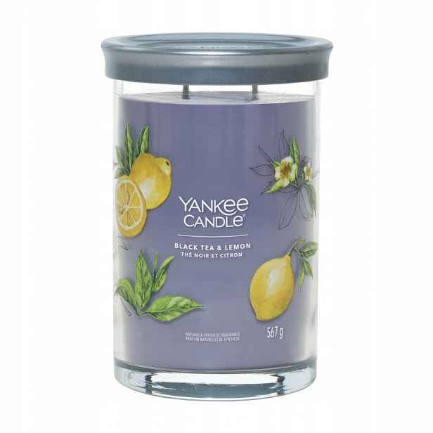 Black Tea & Lemon Yankee Candle Signature svíčka Tumbler se dvěma knoty