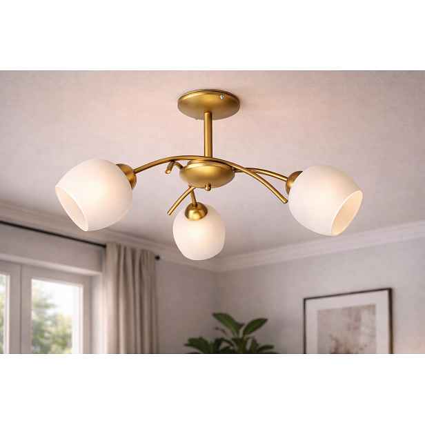 Euro-Lamp Stropní Svítidlo Elegant 3 Zlatá koňaková Výrobce