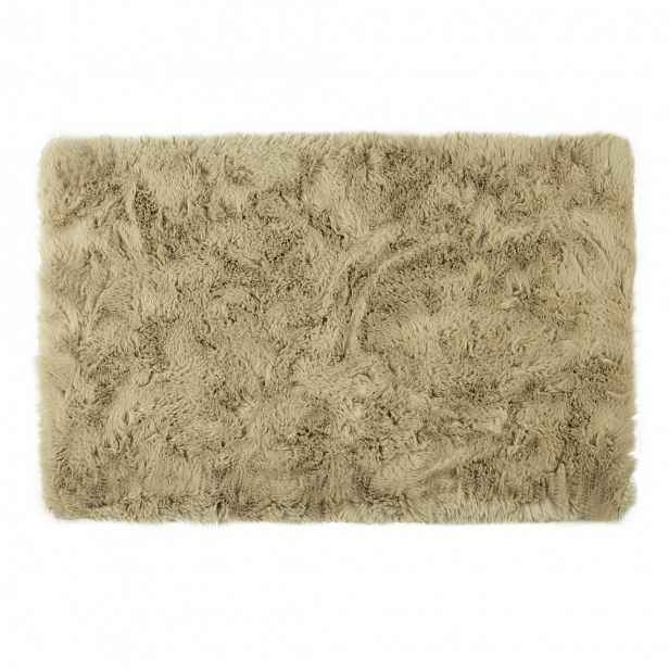 Koupelnová předložka světlě hnědá 80x50 cm, polyester, AWD INTERIOR 2149
