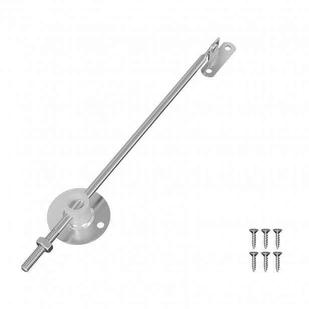 vidaXL Klapa pro podporu víka 12 ks Stříbrná 194 x 36 x 18 mm Železo