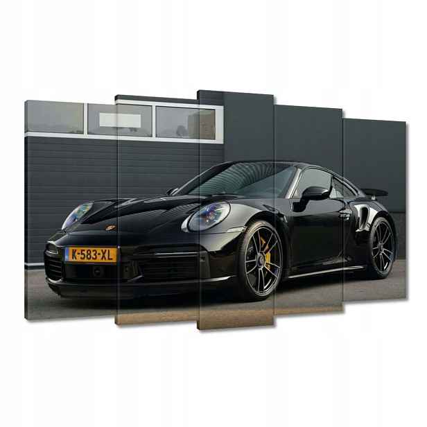 Obrazy 100x60 Černé Porsche Auto