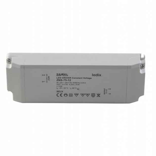 Led zdroj slim 75W 12V DC ZNS-75-12 Zamel