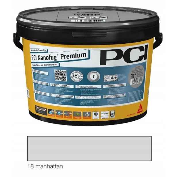 Pci Nanofug Premium 5kg – spárovací hmota manhattan č.