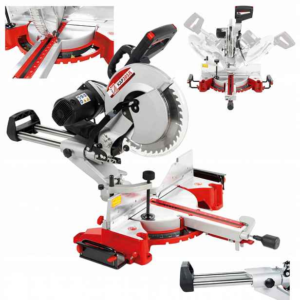 Pila Pokosová Pila Kapówka Dlouhý Posuv Rakousko KAP305JL laser 1600W 305mm