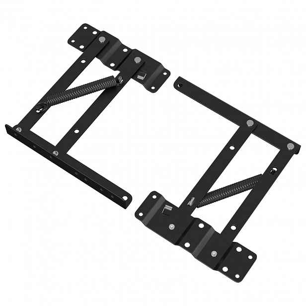 vidaXL Mechanismus zvedání postele 2 ks Černá 340 x 95 x 40 mm Železo